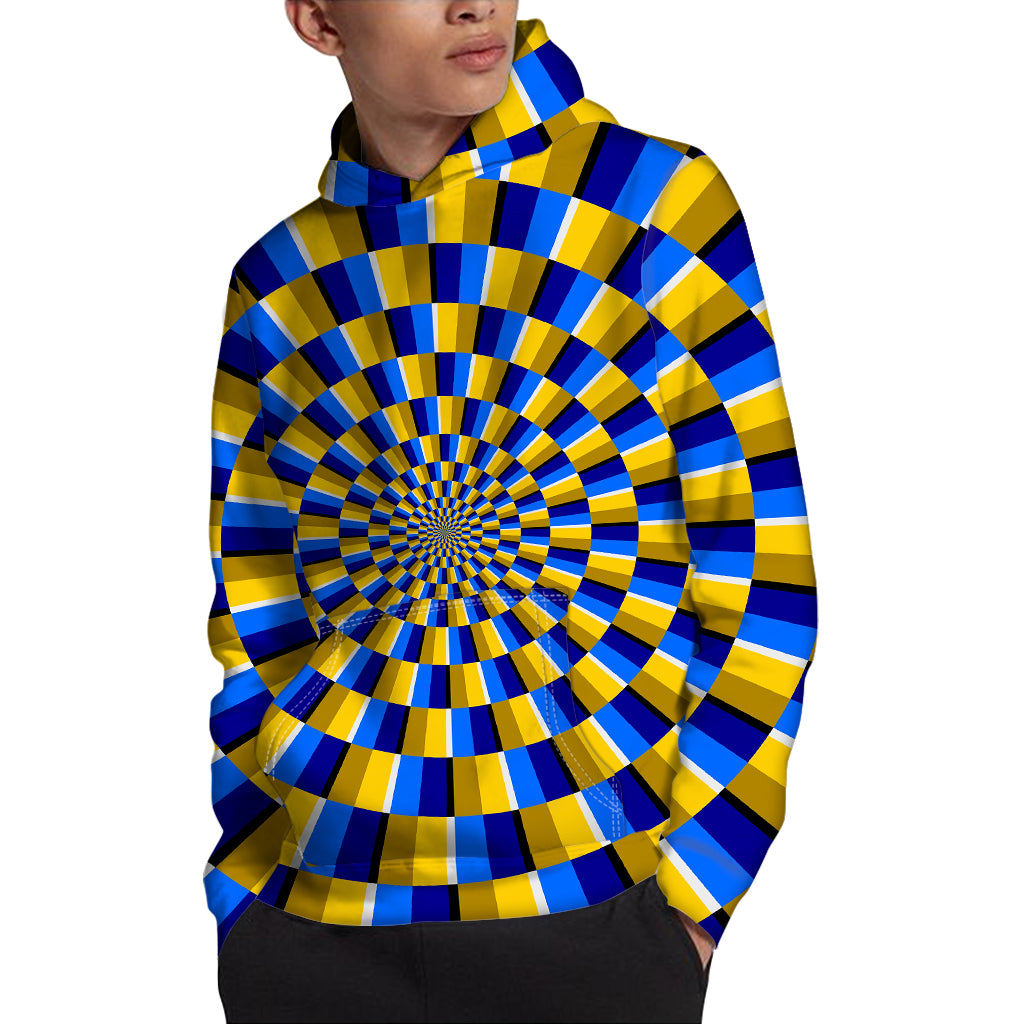 Dartboard Moving Optical Illusion Pullover Hoodie