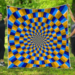 Dartboard Moving Optical Illusion Quilt