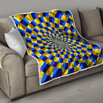 Dartboard Moving Optical Illusion Quilt