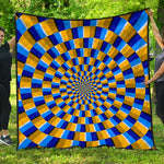 Dartboard Moving Optical Illusion Quilt