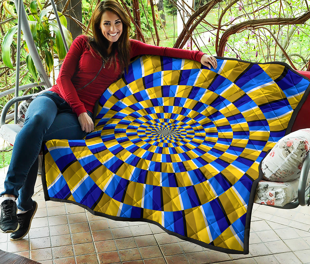 Dartboard Moving Optical Illusion Quilt