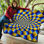 Dartboard Moving Optical Illusion Quilt