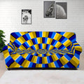 Dartboard Moving Optical Illusion Sofa Cover