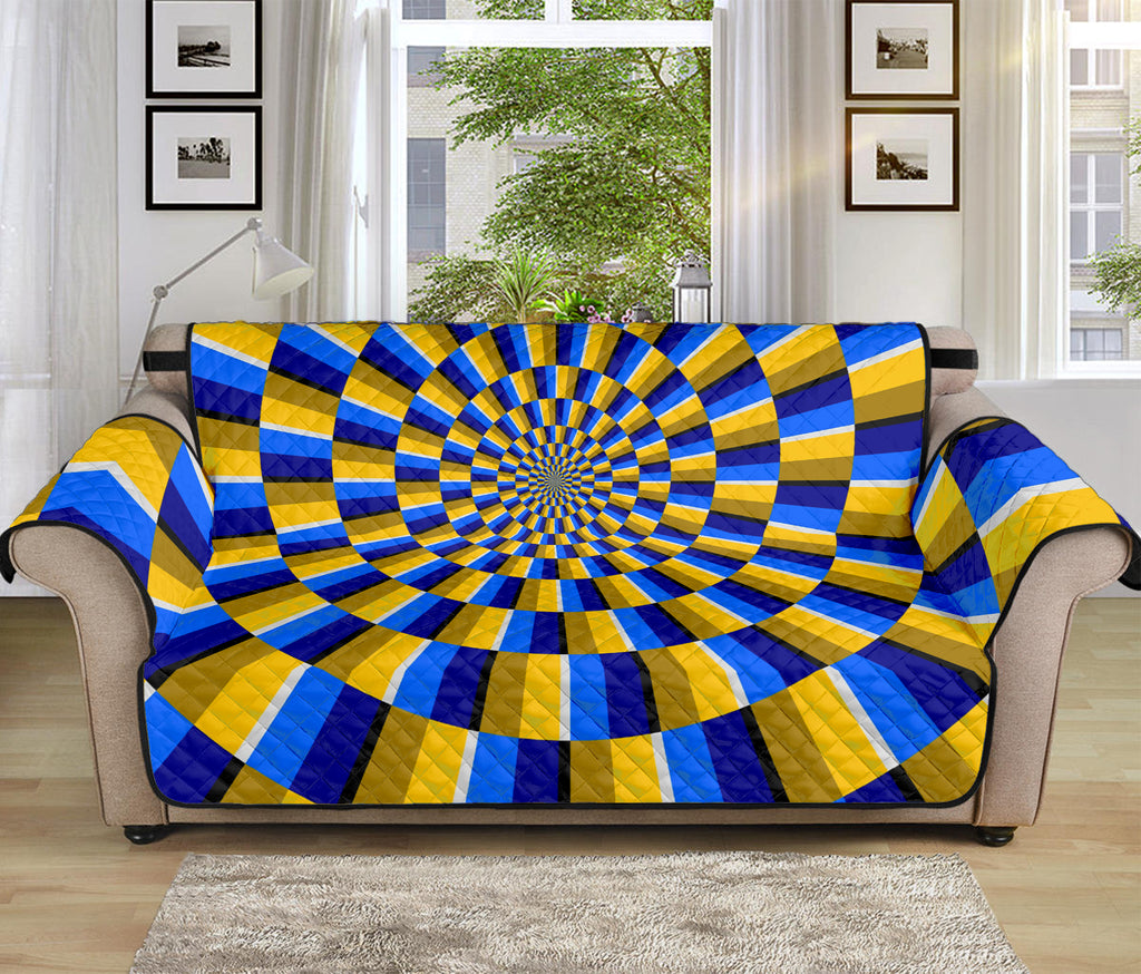 Dartboard Moving Optical Illusion Sofa Protector