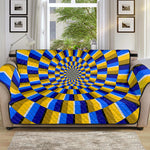 Dartboard Moving Optical Illusion Sofa Protector