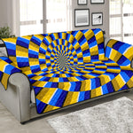 Dartboard Moving Optical Illusion Sofa Protector