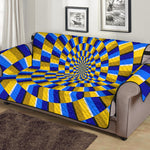 Dartboard Moving Optical Illusion Sofa Protector