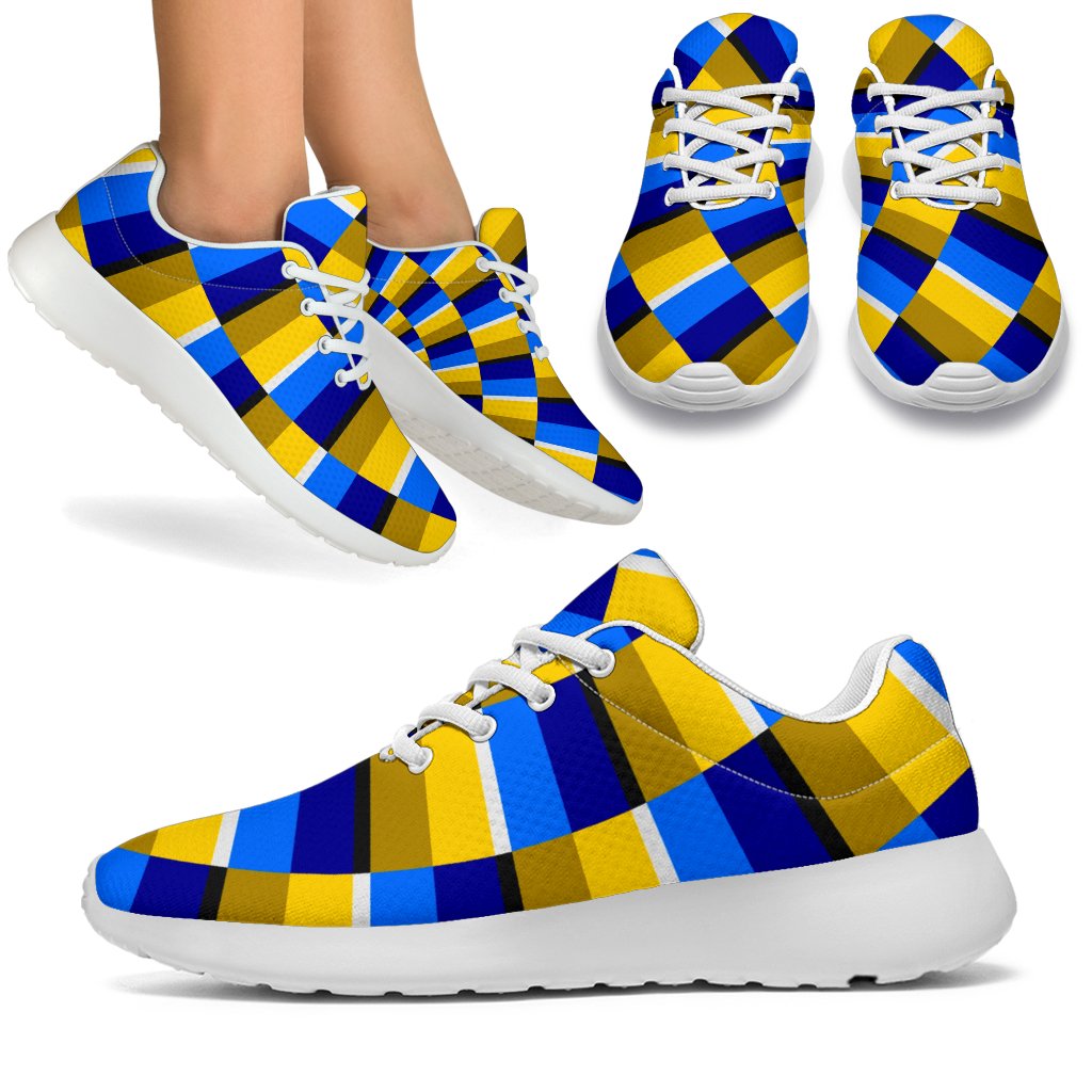 Dartboard Moving Optical Illusion Sport Shoes GearFrost