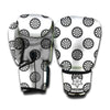 Dartboard Pattern Print Boxing Gloves