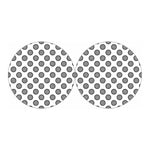 Dartboard Pattern Print Car Coasters