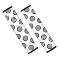 Dartboard Pattern Print Car Seat Belt Covers