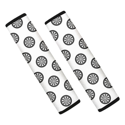 Dartboard Pattern Print Car Seat Belt Covers
