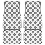 Dartboard Pattern Print Front and Back Car Floor Mats