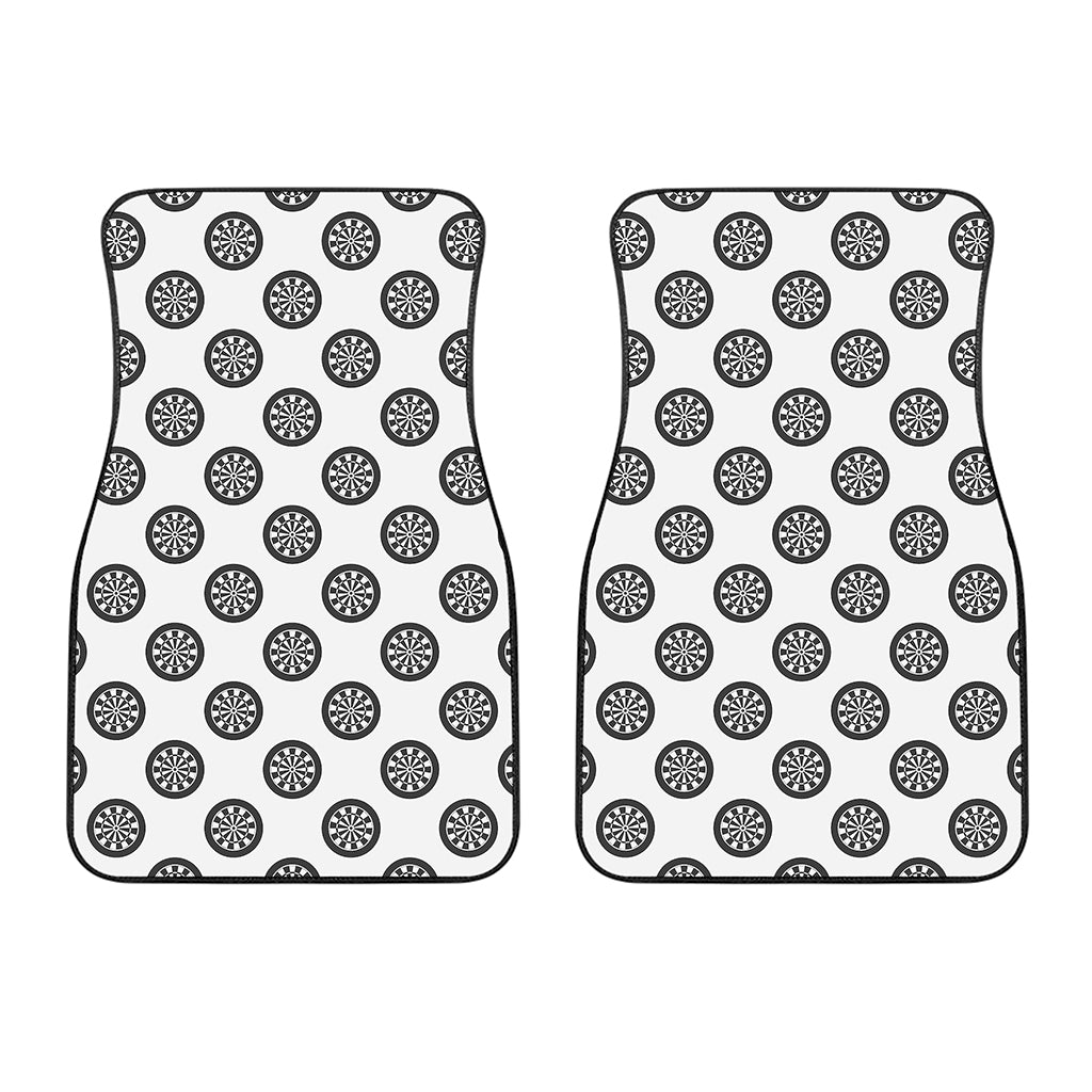 Dartboard Pattern Print Front Car Floor Mats