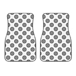 Dartboard Pattern Print Front Car Floor Mats