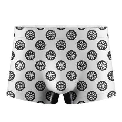 Dartboard Pattern Print Men's Boxer Briefs
