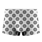 Dartboard Pattern Print Men's Boxer Briefs