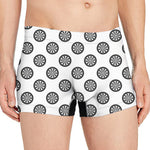 Dartboard Pattern Print Men's Boxer Briefs