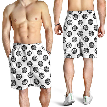 Dartboard Pattern Print Men's Shorts