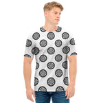 Dartboard Pattern Print Men's T-Shirt