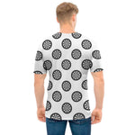 Dartboard Pattern Print Men's T-Shirt