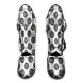 Dartboard Pattern Print Muay Thai Shin Guards
