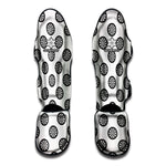 Dartboard Pattern Print Muay Thai Shin Guard