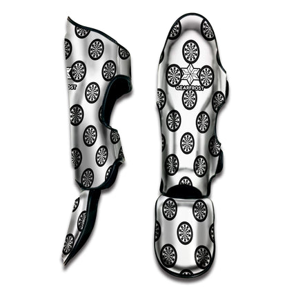 Dartboard Pattern Print Muay Thai Shin Guard