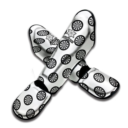 Dartboard Pattern Print Muay Thai Shin Guard