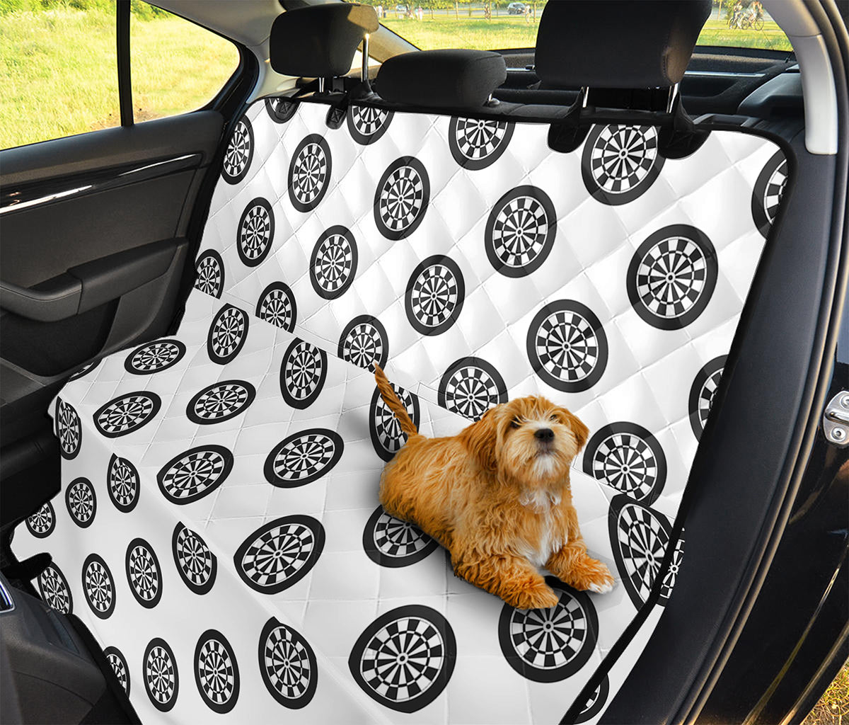 Dartboard Pattern Print Pet Car Back Seat Cover