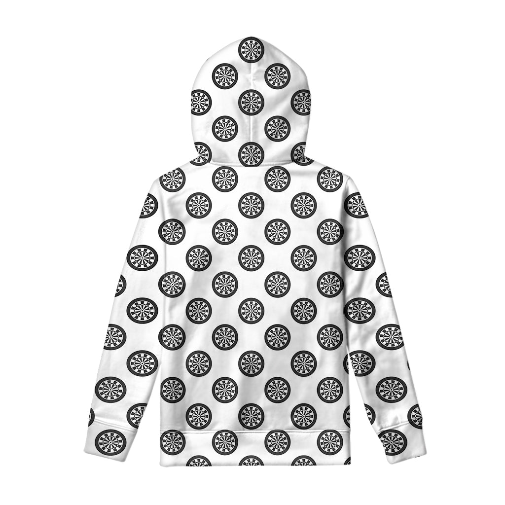 Dartboard Pattern Print Pullover Hoodie