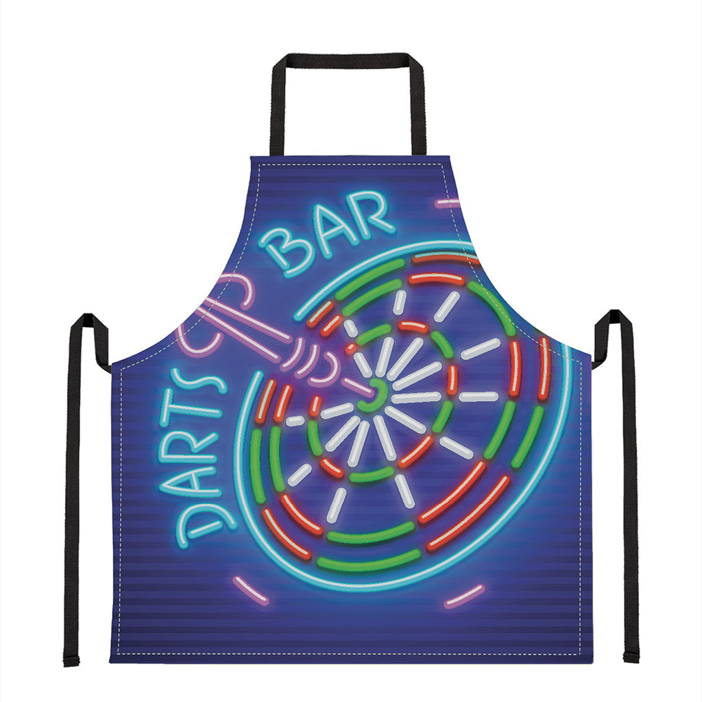 Darts Bar Sign Print Apron
