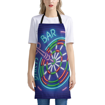 Darts Bar Sign Print Apron
