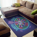 Darts Bar Sign Print Area Rug