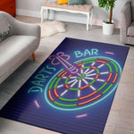 Darts Bar Sign Print Area Rug