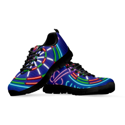 Darts Bar Sign Print Black Sneakers