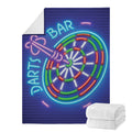 Darts Bar Sign Print Blanket