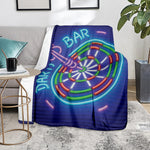 Darts Bar Sign Print Blanket