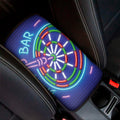 Darts Bar Sign Print Car Center Console Cover