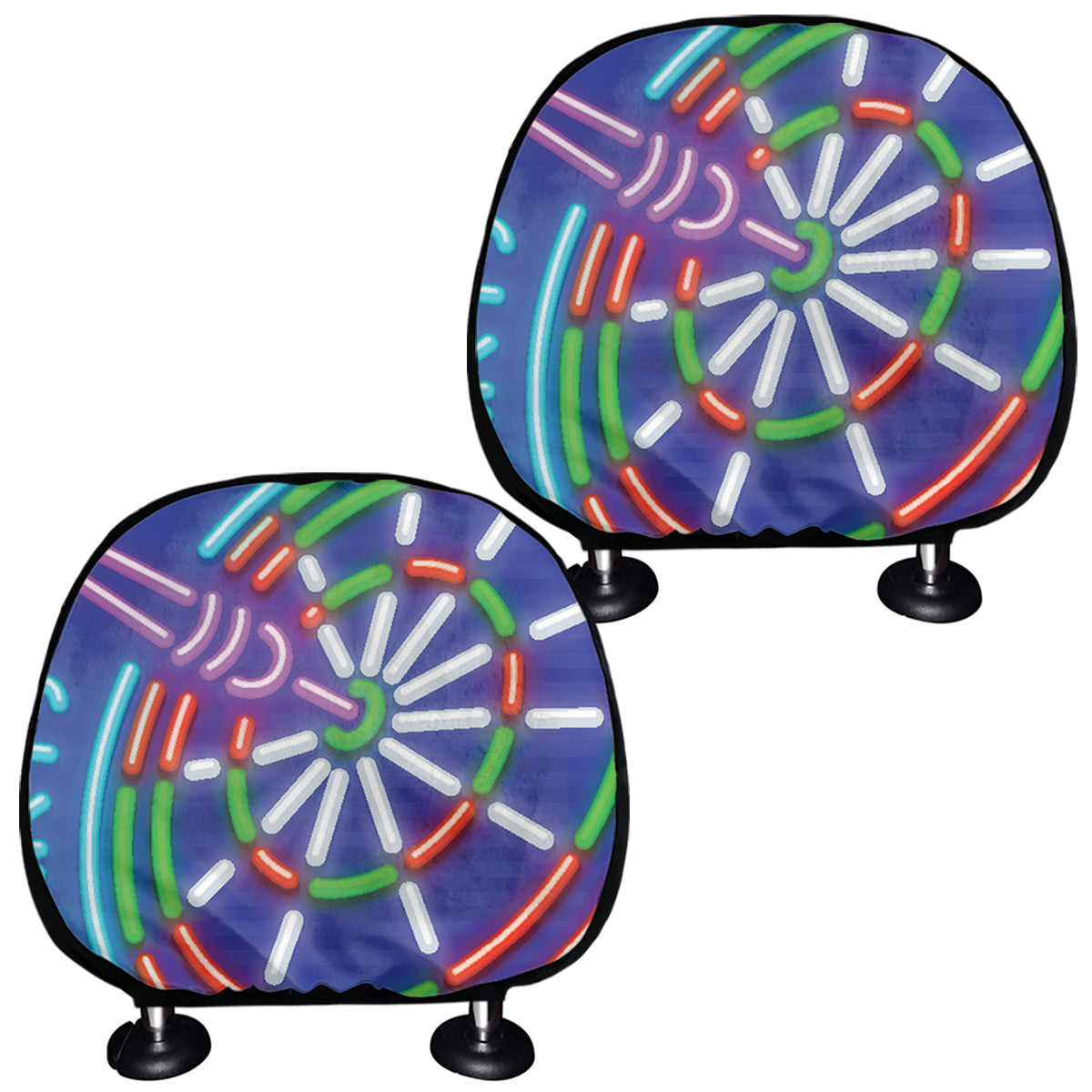 Darts Bar Sign Print Car Headrest Covers