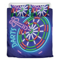 Darts Bar Sign Print Duvet Cover Bedding Set