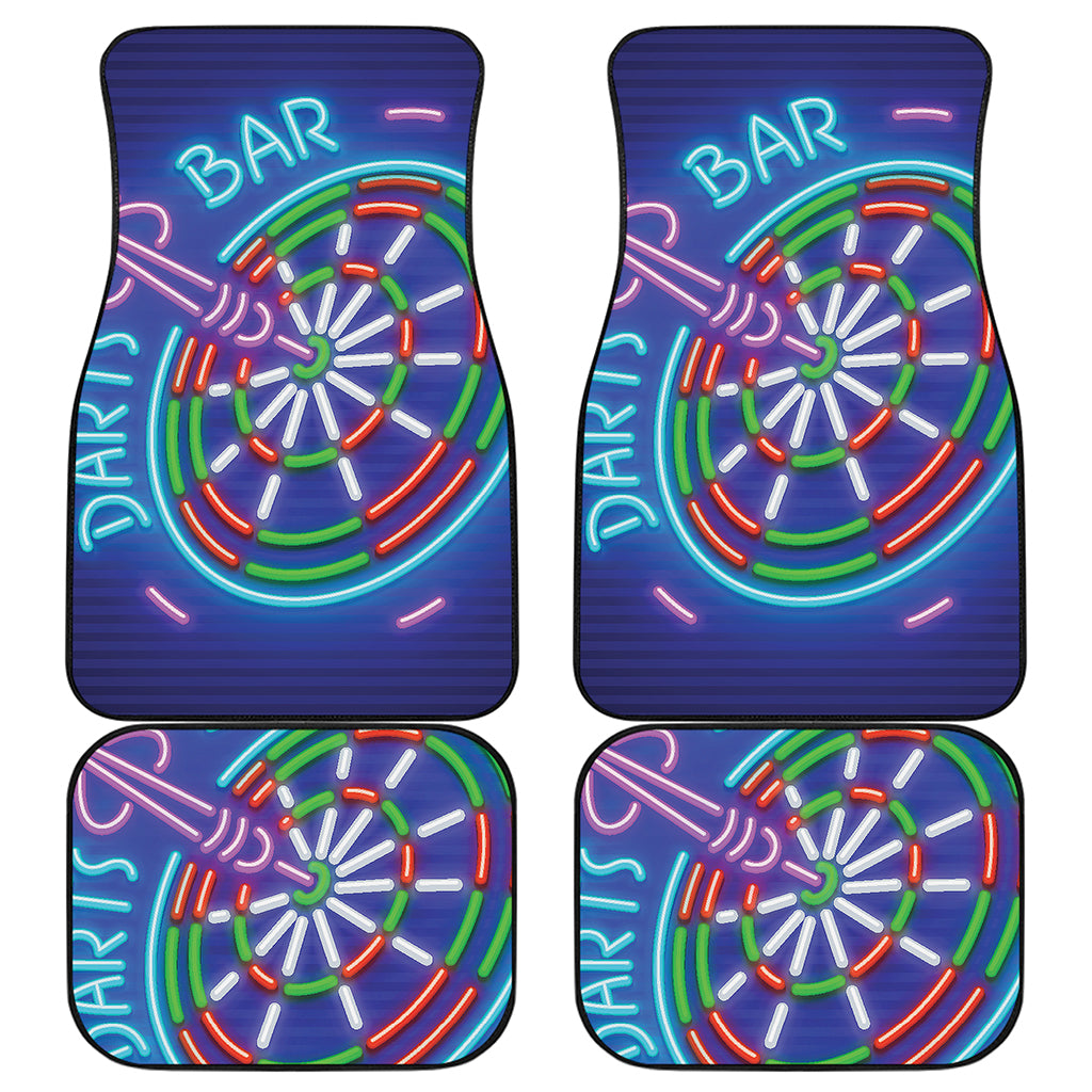 Darts Bar Sign Print Front and Back Car Floor Mats