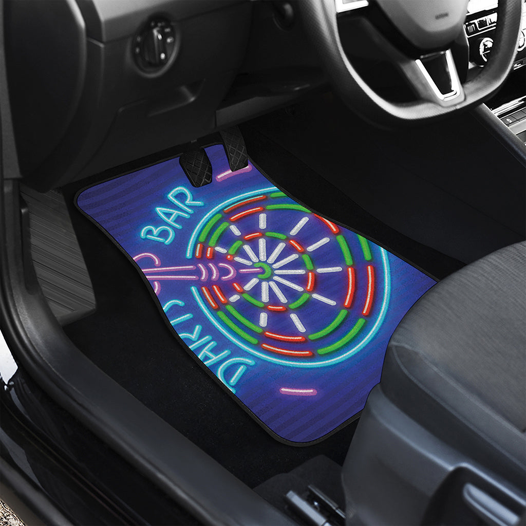 Darts Bar Sign Print Front and Back Car Floor Mats