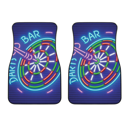 Darts Bar Sign Print Front Car Floor Mats