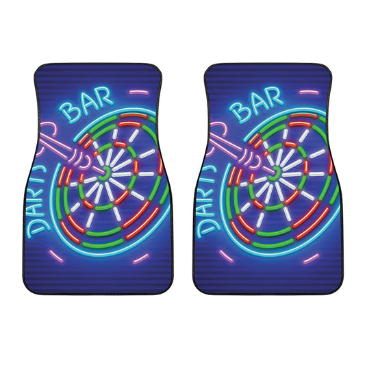 Darts Bar Sign Print Front Car Floor Mats