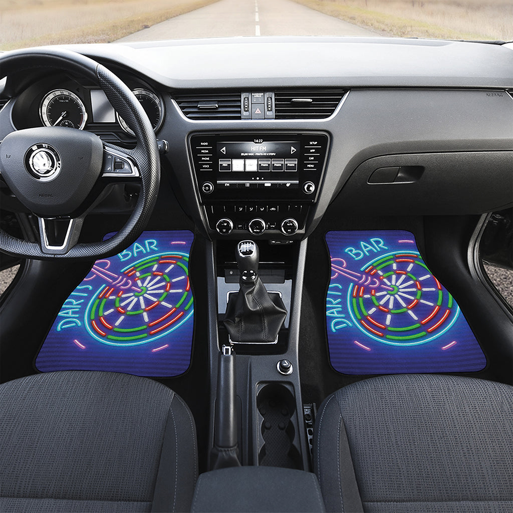 Darts Bar Sign Print Front Car Floor Mats