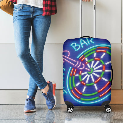 Darts Bar Sign Print Luggage Cover