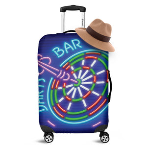 Darts Bar Sign Print Luggage Cover