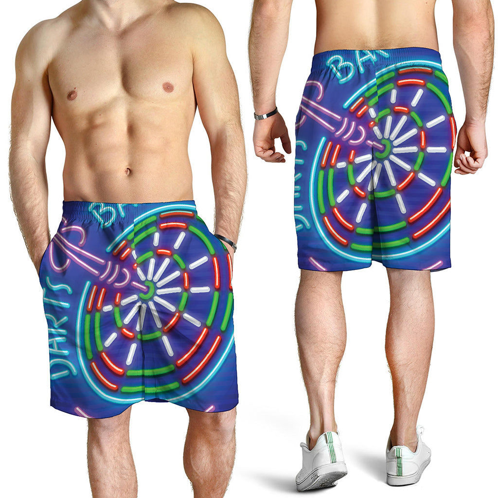 Darts Bar Sign Print Men's Shorts
