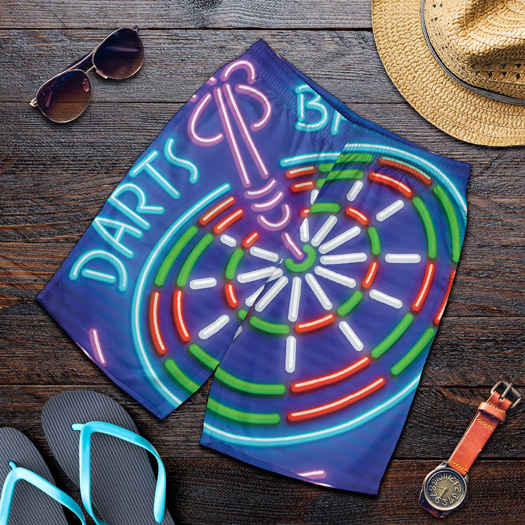 Darts Bar Sign Print Men's Shorts